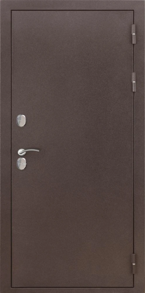 Входная дверь ДвериПРО Термо медный антик ФЛ-256 (10мм, Бетон пепельный) DPRO227593 внешняя сторона